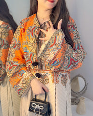 HIRA – Digital Print Stitched 2-Piece - Stylosefashion