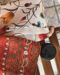 UROOJ EMB 3Pc With Shawl - Stylosefashion