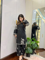 ZAIB LUXURY CO-ORD SET - Stylosefashion