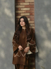 Heart Embroidered 2Pcs