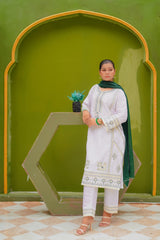Noor Embroidered Lawn 3Pc