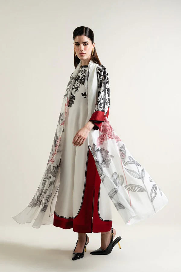LULU DIGITAL 3PC ( KAFTAAN STYLE ) - Stylosefashion