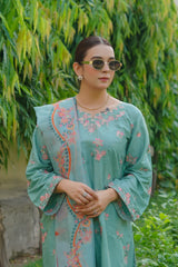 Zimal Embroidered Lawn 3Pc
