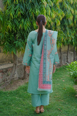 Zimal Embroidered Lawn 3Pc